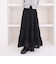 コットンレースティアードスカート
