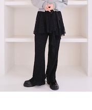 レイヤードレースパンツ