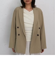 ウォッシャブル麻調テーラードＪＫ