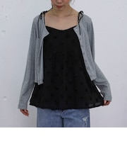 フラワーモチーフキャミチュニック