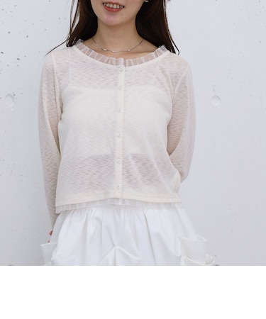 フリルレイヤードシアーＣＴＣＤ