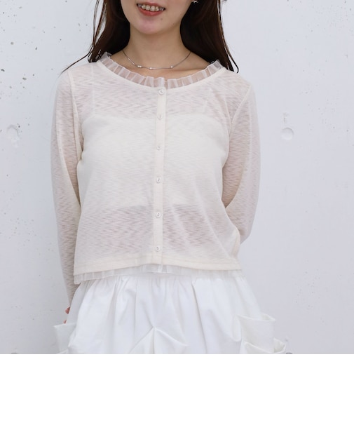 フリルレイヤードシアーＣＴＣＤ