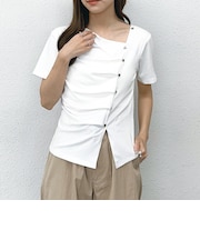 【ONかわ】アシメタックボタンカットTOPS 5S