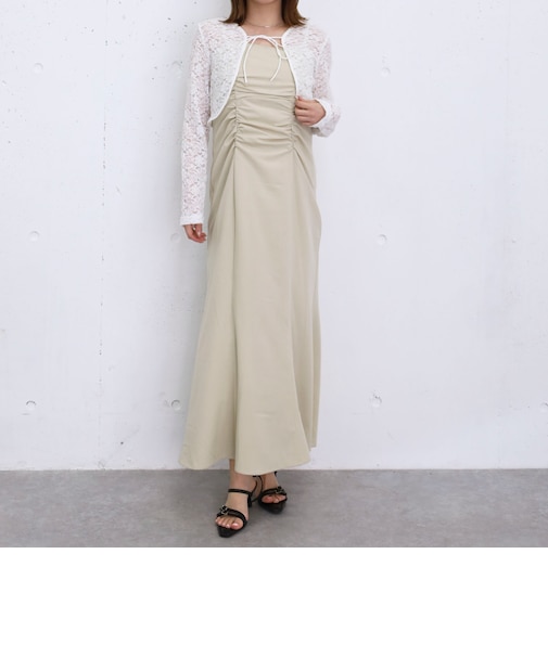 レースコンパクトボレロ×マーメイドキャミワンピースＳＥＴ