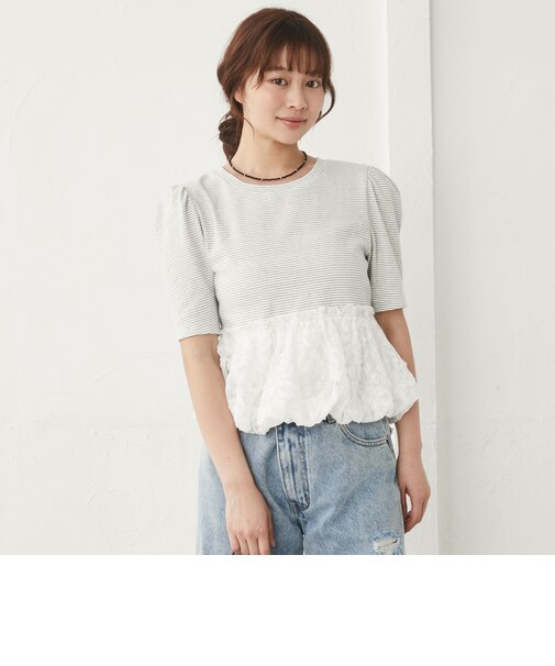 ボーダーアソートレースドッキングバルーンＴＯＰＳ