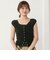 ハリヌキ２ｗａｙドロストカットＴＯＰＳ×ドットタンクＳＥＴ