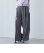 【ＯＮかわ】ウォッシャブル麻調スラックス