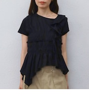 アシメギャザーフリルＴＥＥ