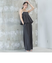 【ONかわ】ラウンドビスチェ×スラックスSET