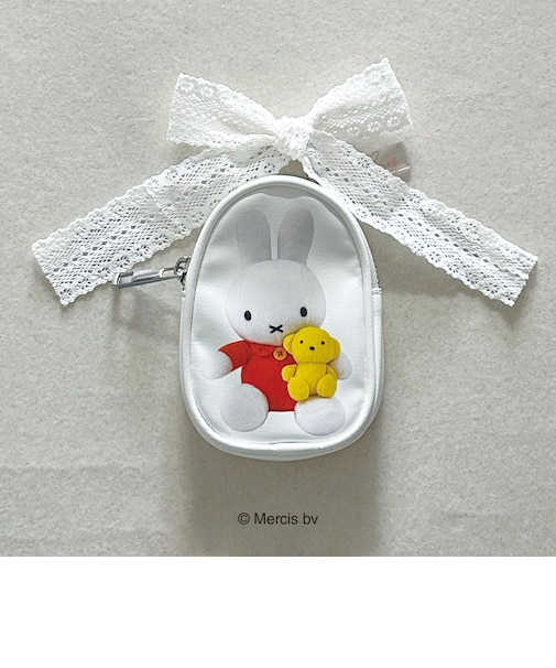 ｍｉｆｆｙレッドプリントポーチチャーム