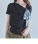 ２ｗａｙチェックシフォンリボンドレープカットＴＯＰＳ