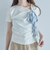 ２ｗａｙチェックシフォンリボンドレープカットＴＯＰＳ