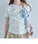 ２ｗａｙチェックシフォンリボンドレープカットＴＯＰＳ