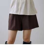 【ONかわ】ウォッシャブルベルト付きショートパンツ/