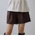 【ＯＮかわ】ウォッシャブルベルト付きショートパンツ／