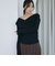 【ＯＮかわ】タックドレープオフショルスラブカットＴＯＰＳ