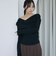 【ＯＮかわ】タックドレープオフショルスラブカットＴＯＰＳ