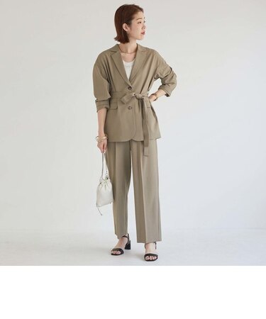 リネンライクテーラージャケット