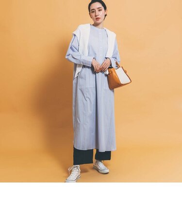 ブロードストライプ　ポケットシャツＯＰ