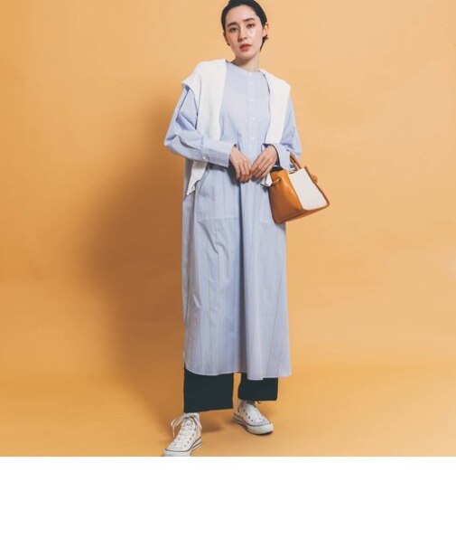 ブロードストライプ　ポケットシャツＯＰ