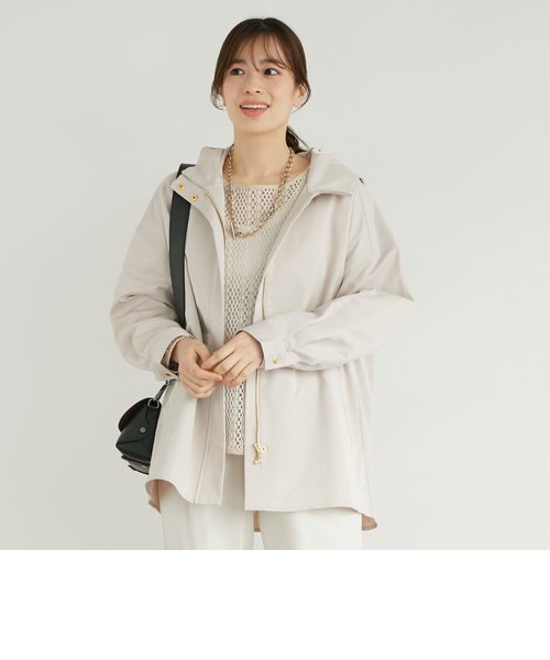 拙僧 レトロブラウンタイトウエストパーカーTRIFLE ウエスト絞りマウンテンパーカー｜ドゥ・アルシーヴの通販