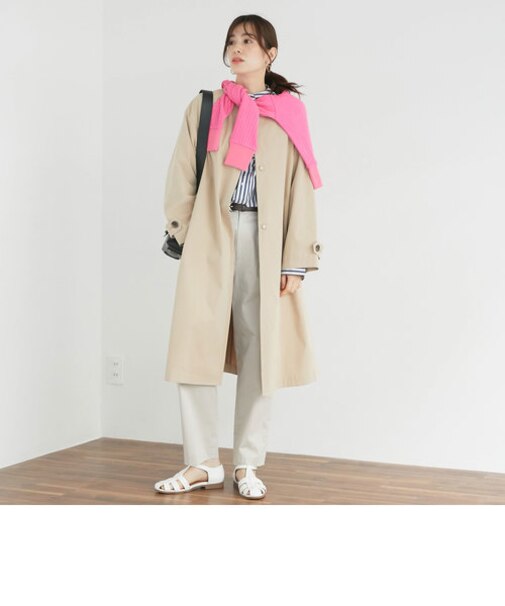 ノーカラーコート