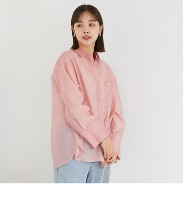ワイドスリーブＢＩＧシアーシャツ