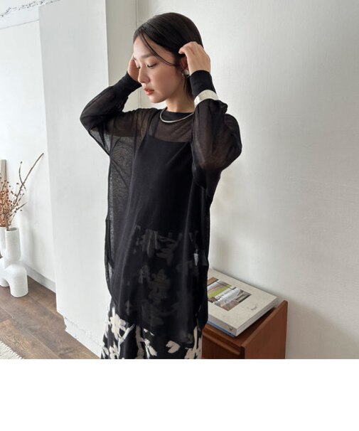 ＬＥＶＩＴＡサイドスリットニットプルオーバー