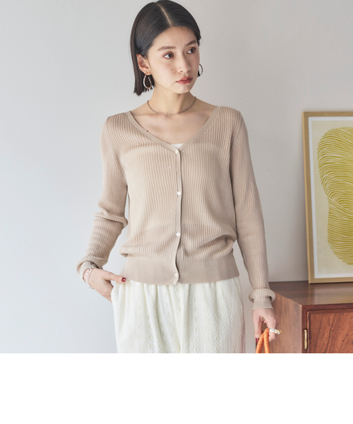 シアースパンコールカーデ