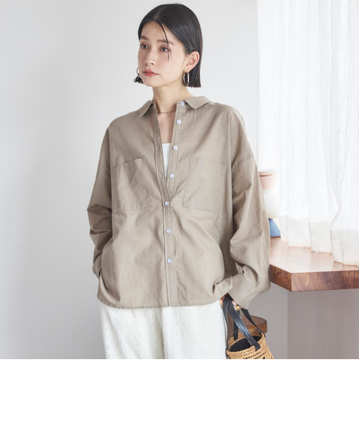 コットンリネンシャツ