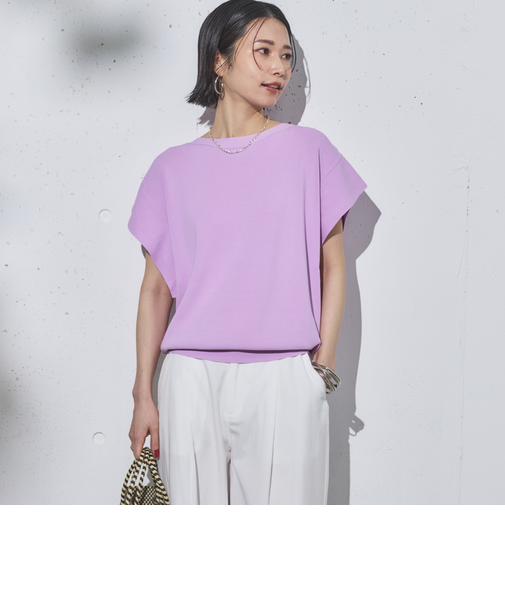 フレンチスリーブニット