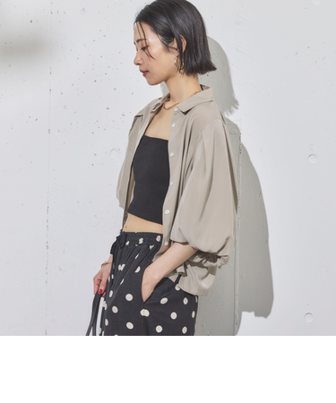 バルーンスリーブブラウス