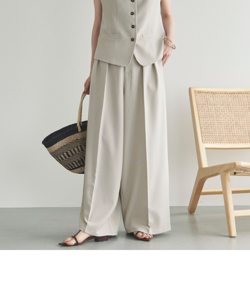 ２タックワイドパンツ