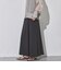 ドライジョーゼットラップ風スカート