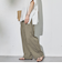 ドロストナイロンストレートパンツ