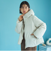 シームレスボリュームカラーダウン