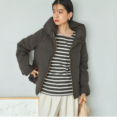 シームレスボリュームカラーダウン