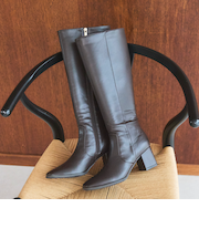 プレーンロングブーツ