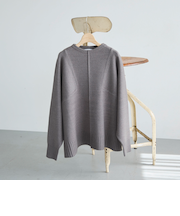 マシンウォッシャブルニットプルオーバー