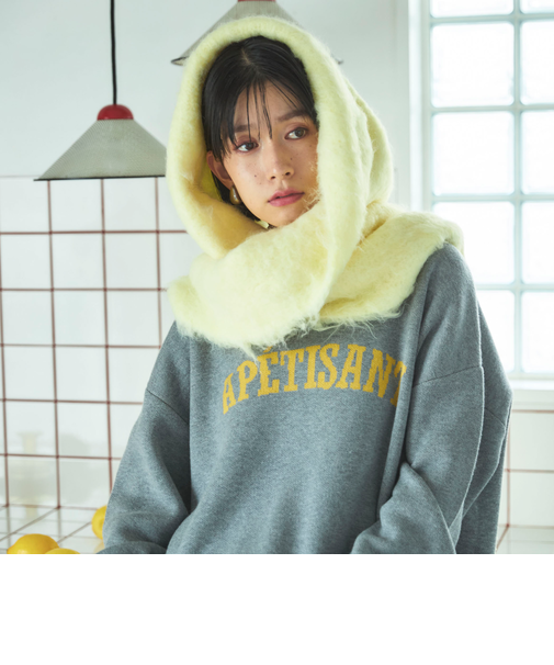 シャギーニットマフラー