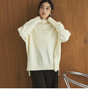 【抗ピリング・手洗い可】アウトリンキングニット