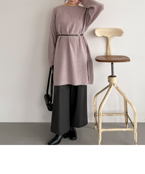 2Wayベルト付きチュニックワンピース｜ドゥ・アルシーヴの通販