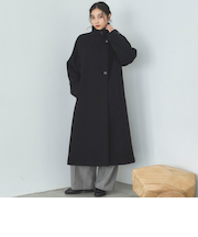 スタンドカラーコート