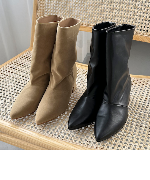 ?ワイドシャフトミドルブーツ?