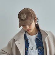 コーデュロイベースボールキャップ