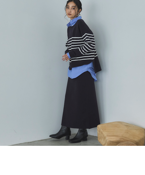 アウトリンキングニットセットアップ