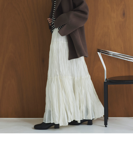 ’ワッシャーティアードスカート’