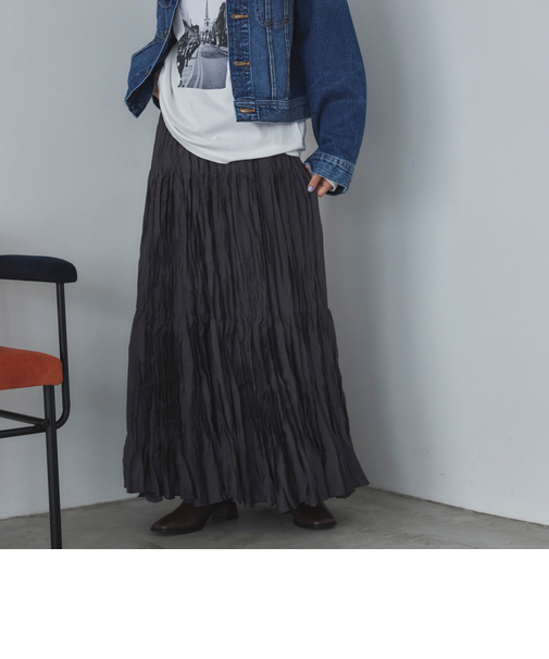 ’ワッシャーティアードスカート’