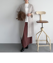 ラメ混Ｗフェイストッパーニット