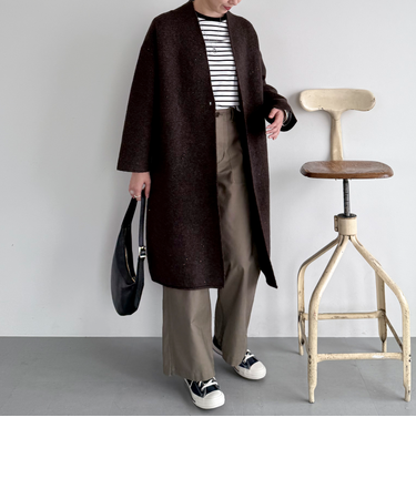 ラメ混Ｗフェイストッパーニット